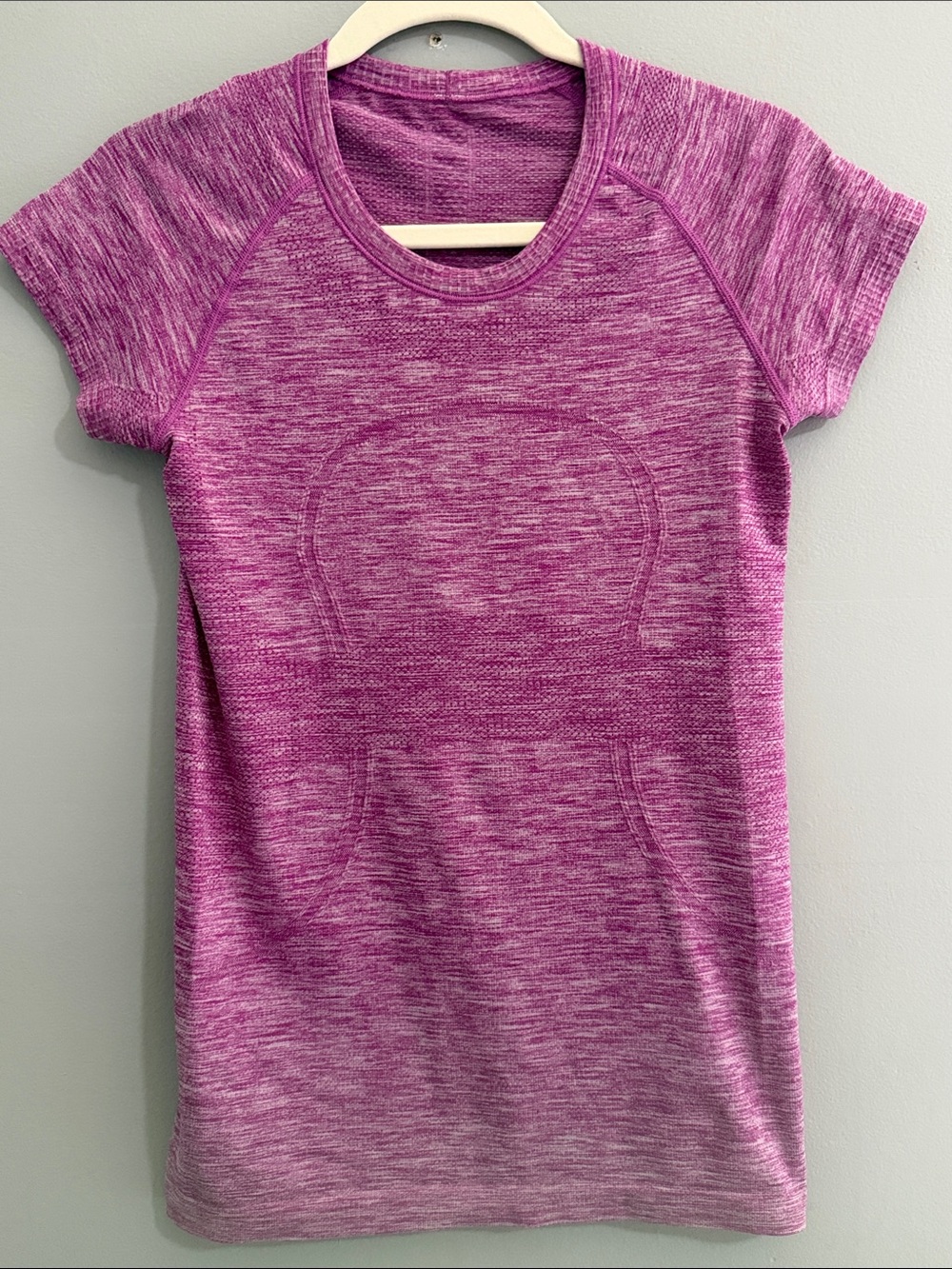 Lululemon Swiftly Tech Short Sleeve Crew Heathered Purple Size 6